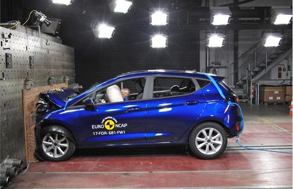 Ford Fiesta de nova geração recebeu cinco estrelas no Euro NCAP (Foto: Divulgação) — Foto: Auto Esporte