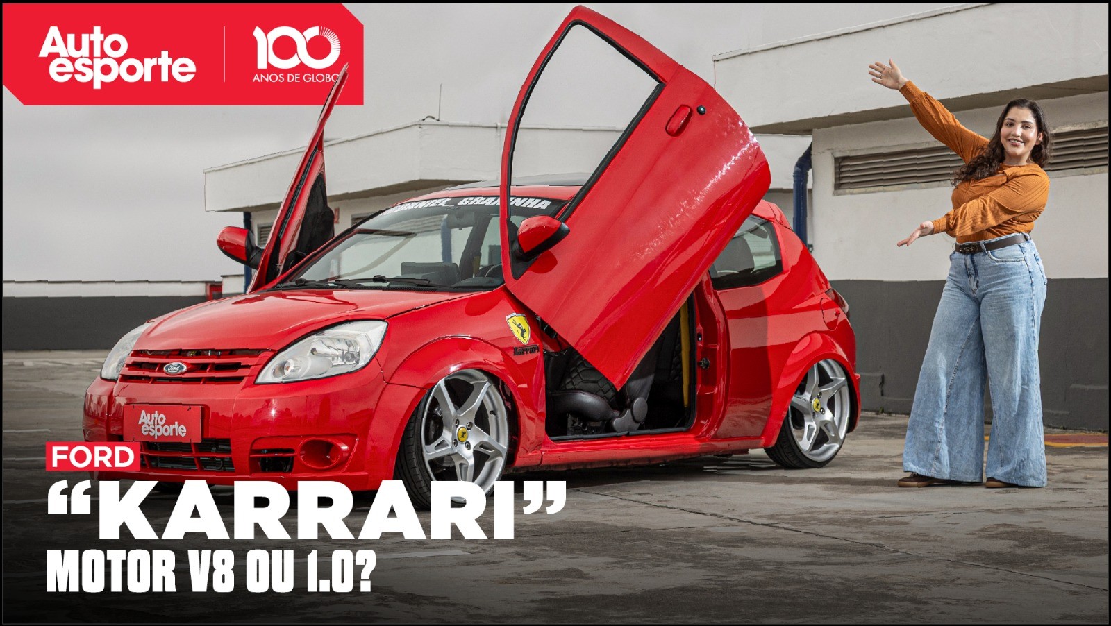 Vídeo: dirigimos o Ford Ka que virou Ferrari e tem portas de Lamborghini