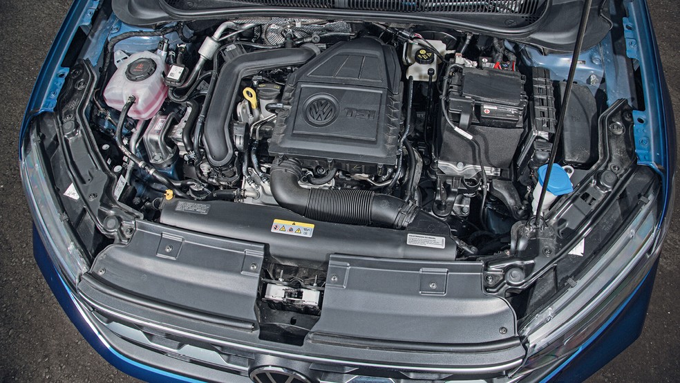 Motor 1.0 TSI da Volkswagen equipa Tera, Nivus e Virtus — Foto: Renato Durães/Auto News Brasil
