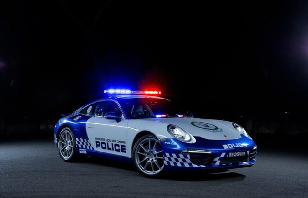 Porsche 911 Carrera da polícia de Nova Gales do Sul (Foto: Divulgação) — Foto: Auto Esporte