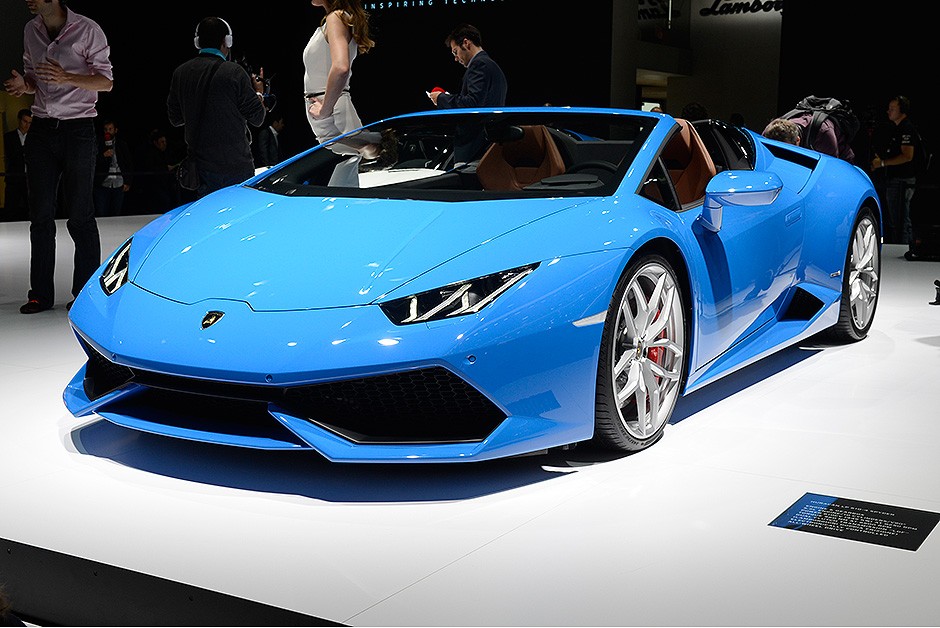 Lamborghini Huracán Spyder no Salão de Frankfurt 2015