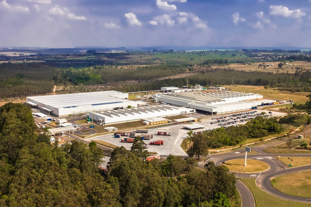 Fábrica da Volkswagen em São Carlos — Foto: Divulgação