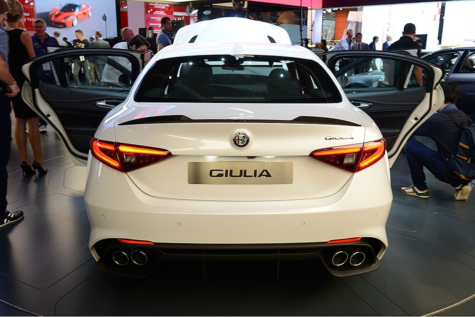Alfa Romeo Giulia no Salão de Frankfurt