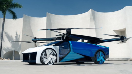 Carro voador chinês parece carro de verdade e tem até paraquedas