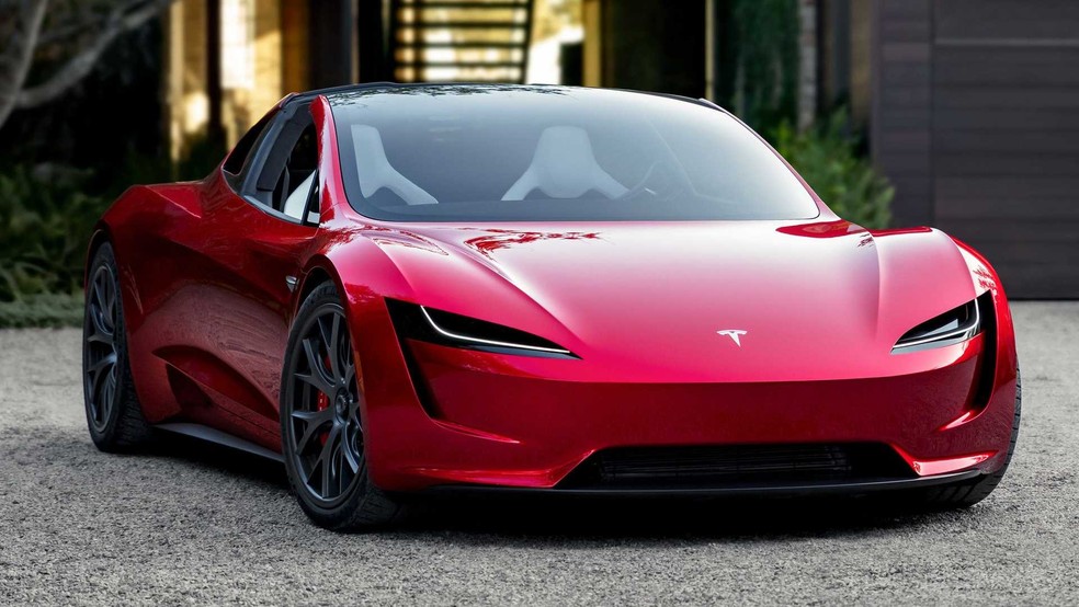 Prometido para 2023, produção do Tesla Roadster ainda não começou — Foto: Divulgação