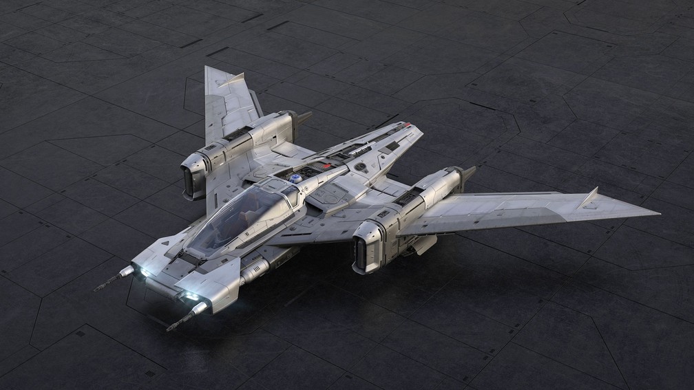 Porsche revela nave feita para universo Star Wars em parceria com Lucasfilm — Foto: Divulgação