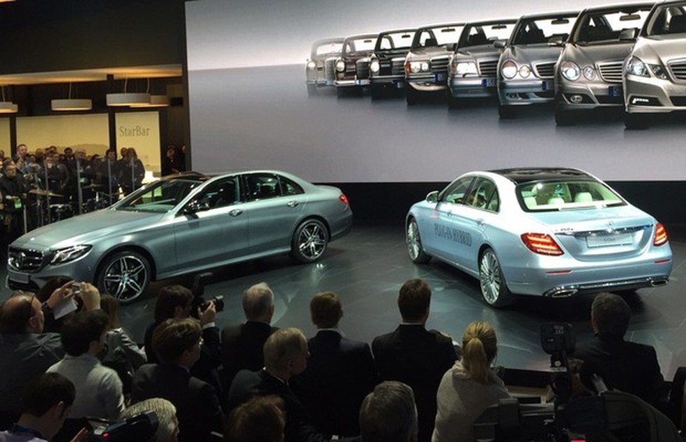 Mercedes apresenta a décima geração do Classe E em Detroit (Foto: Michelle Ferreira / Auto News Brasil) — Foto: Auto Esporte