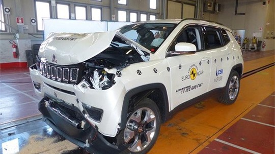 Jeep Compass recebe nota máxima no crash-test do Euro NCAP