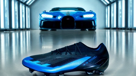Bugatti e Adidas criam chuteira inspirada em superesportivo que será usada por Benzema