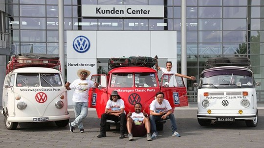 Fãs da Kombi fazem viagem da Malásia até a Alemanha