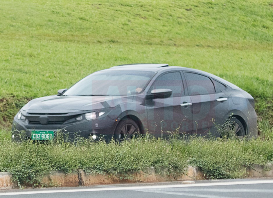 Flagra do novo Honda Civic
