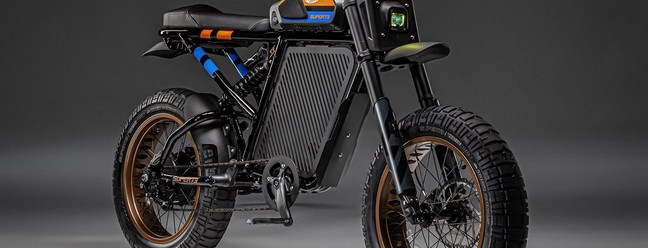 A e-bike tem 64 km de autonomia — Foto: Divulgação