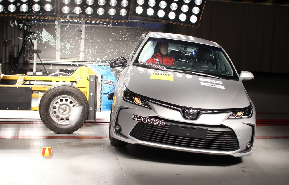 Toyota Corolla no Latin NCap  — Foto: Divulgação/Latin NCap