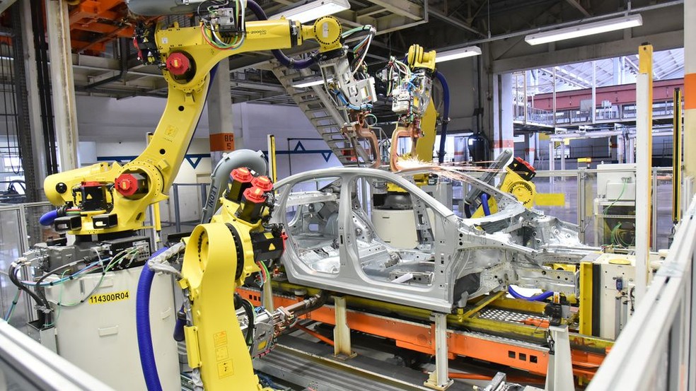 Fábrica da Volkswagen no Brasil: fabricante afirmou que, por enquanto, não realizará mudanças na tabela de preços — Foto: Divulgação