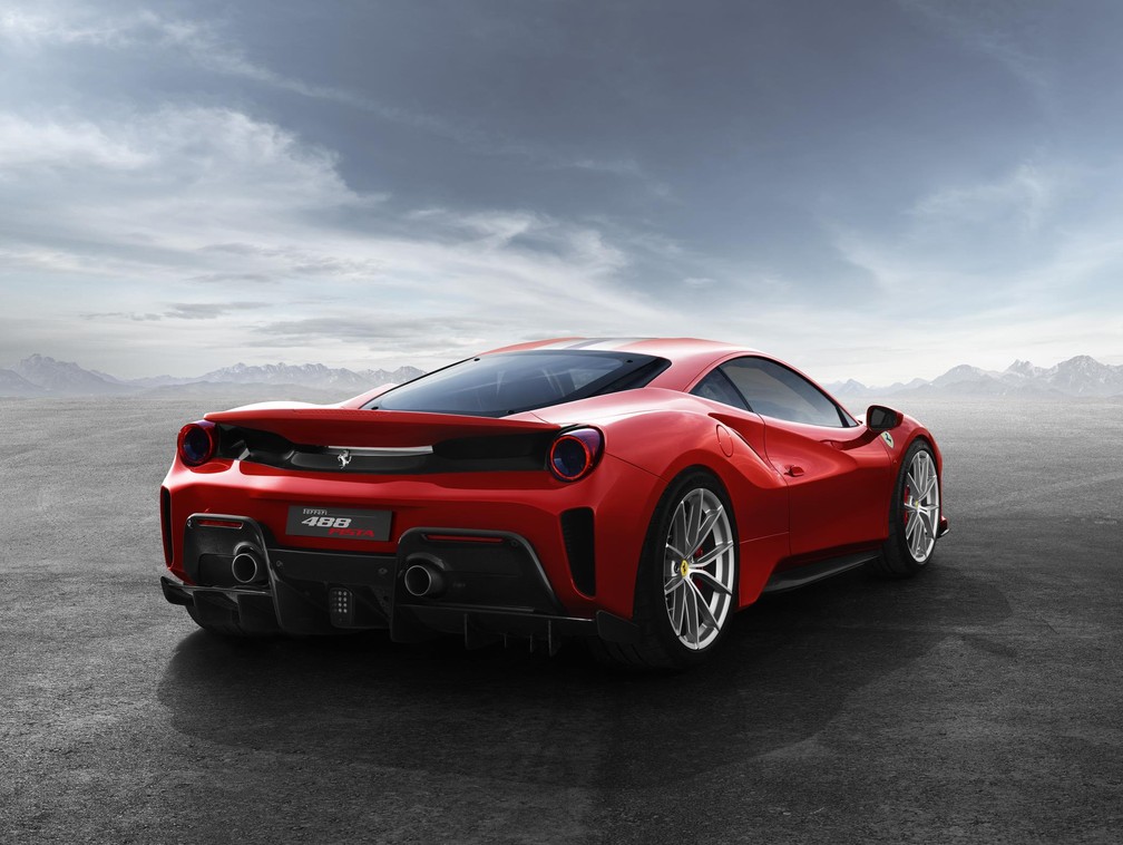 Ferrari 488 Pista — Foto: Ferrari/Divulgação
