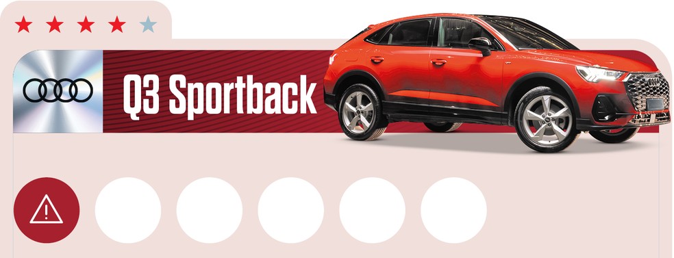 Qual Comprar 2024: apesar da carroceria cupê, Audi Q3 Sportback oferece porta-malas de 530 litros  — Foto: Auto News Brasil
