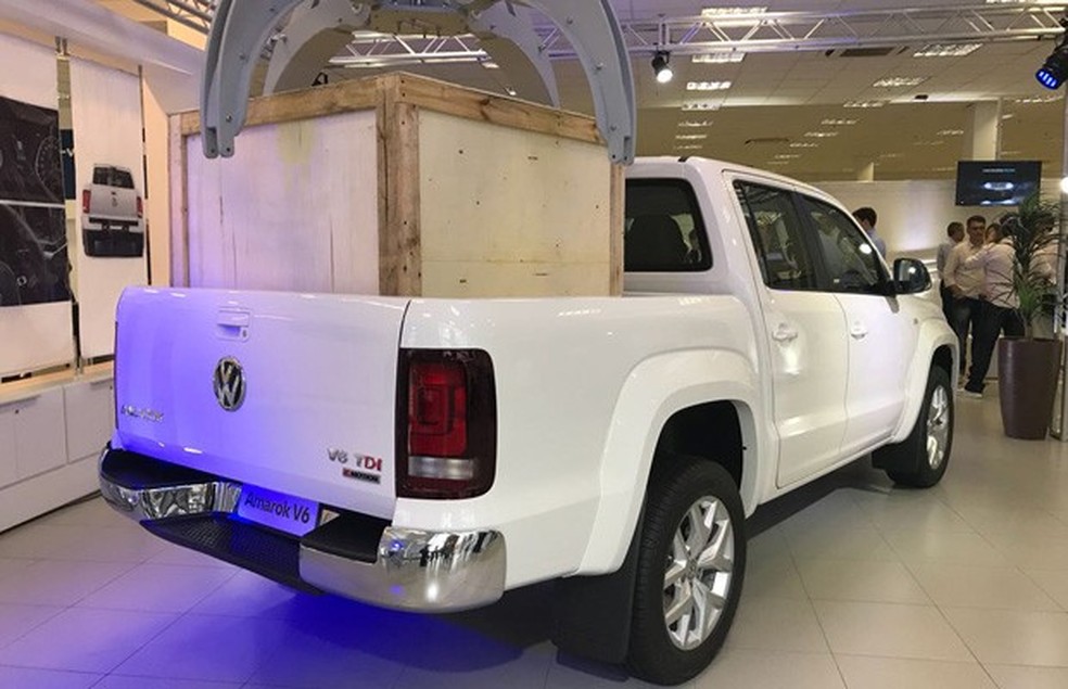 Voolkswagen Amarok V6 é apresentada no Brasil (Foto: Diogo Oliveira) — Foto: Auto Esporte