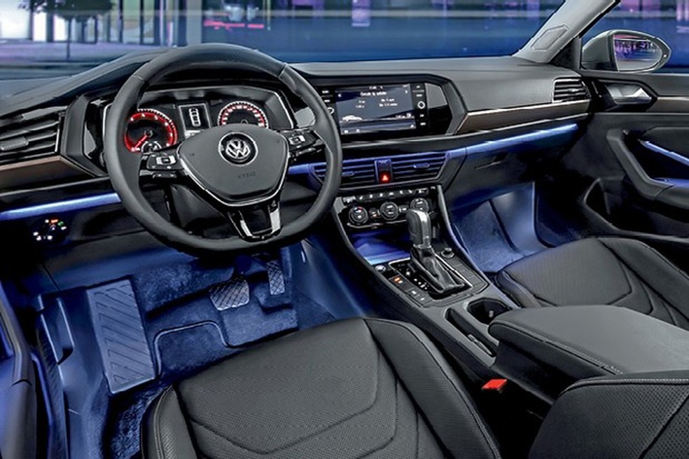 Interior segue o padrão VW, mas promete maior requinte (Foto: Divulgação) — Foto: Auto Esporte