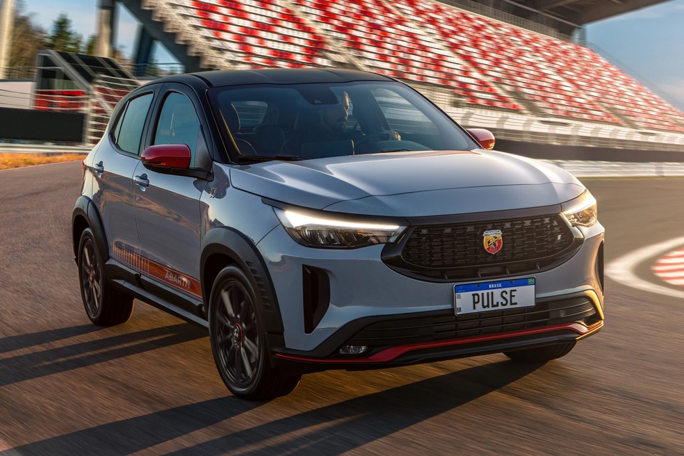 O Fiat Pulse Abarth acelera de  0 a 100 km/h em 7,5 segundos — Foto: Divulgação/Fiat