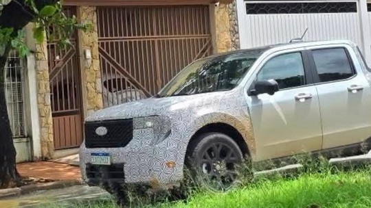 Flagra: Ford Maverick 2025 é testada no Brasil com novo visual
