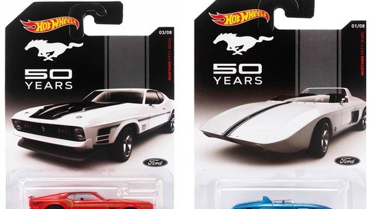 Ford Mustang ganha coleção especial da Hot Wheels