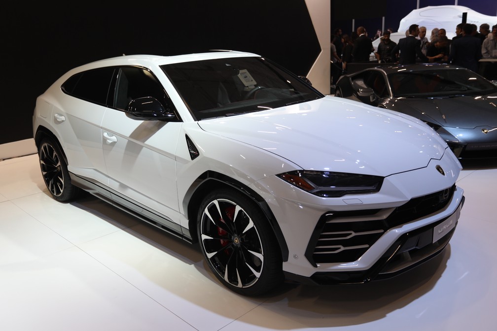Lamborghini Urus no Salão do Automóvel 2018 — Foto: Fábio Tito/G1