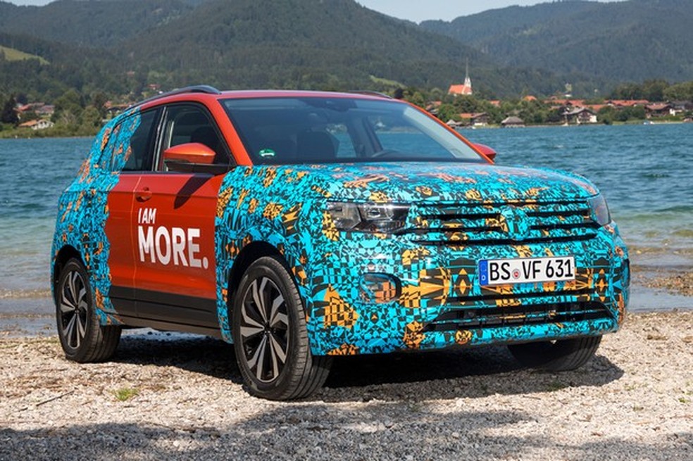 Aceleramos o Volkswagen T-Cross camuflado (Foto: Divulgação) — Foto: Auto Esporte