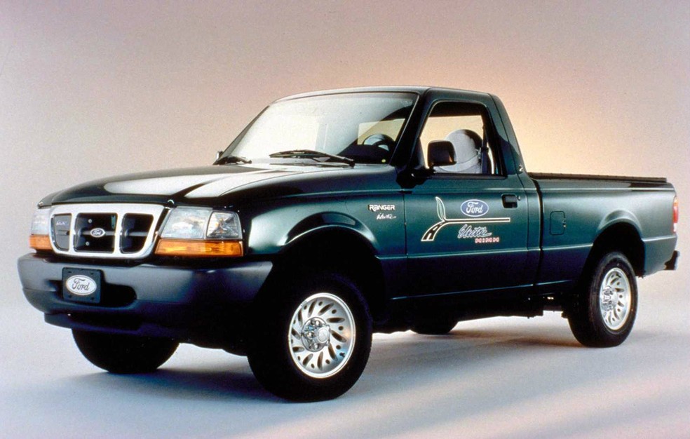 A Ford não admitiu ficar atrás e lançou a sua Ranger EV em 1998 — Foto: Acervo MIAU