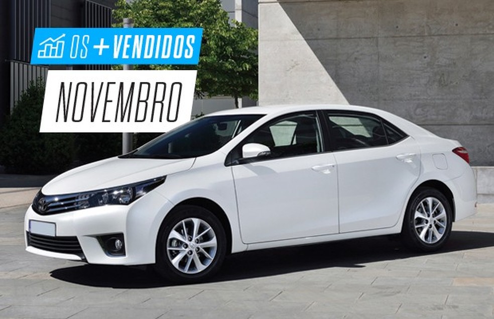 Os mais vendidos de novembro: Sedãs (Foto: Divulgação) — Foto: Auto Esporte
