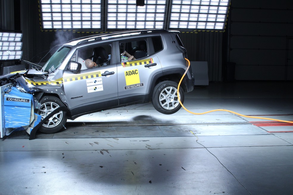 Jeep Renegade testado no Latin NCap — Foto: Divulgação