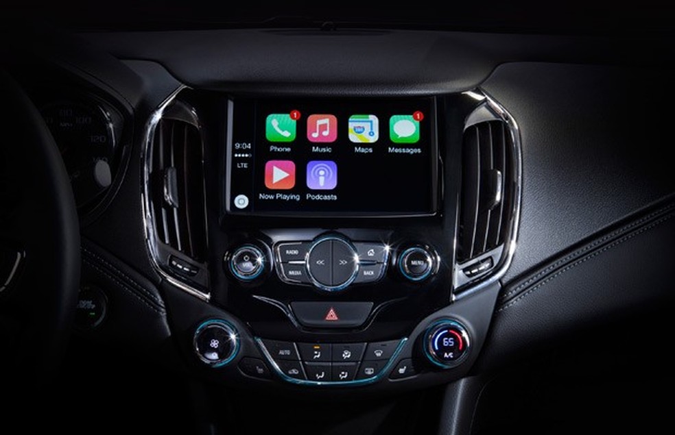 Novo Chevrolet Cruze será compatível com CarPlay e Android Auto (Foto: Divulgação) — Foto: Auto Esporte