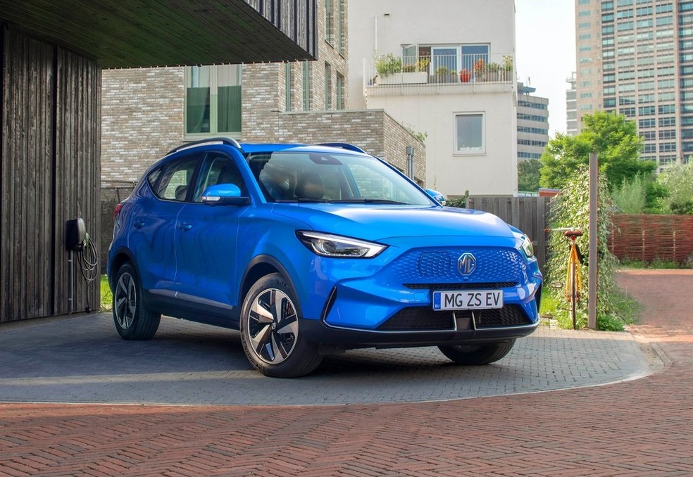 MG ZS EV pode ser rival do BYD Yuan Plus se vier ao Brasil — Foto: Divulgação