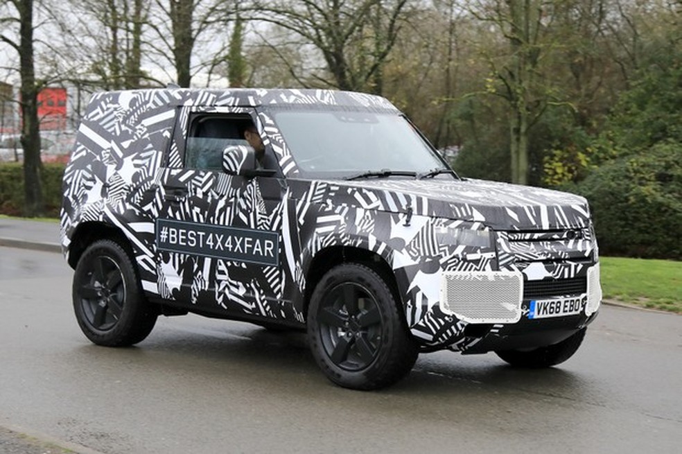 J-Pace usará a mesma plataforma do novo Land Rover Defender (Foto: Automedia/Auto News Brasil) — Foto: Auto Esporte
