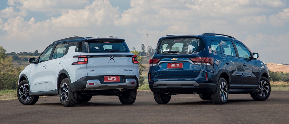 Spin levou a melhor no duelo dos carros de 7 lugares de entrada — Foto: Renato Durães/Auto News Brasil