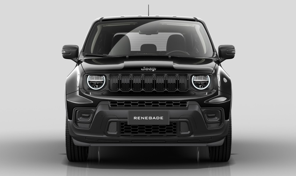 Jeep Renegade 2025 1.3 Turbo: para equipar versão de entrada com central multimídia, é necessário comprar pacote opcional — Foto: Divulgação