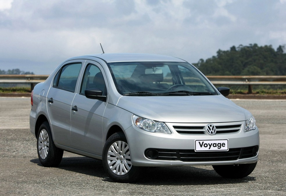 Volkswagen Voyage foi relançado em 2008 no Brasil — Foto: Divulgação