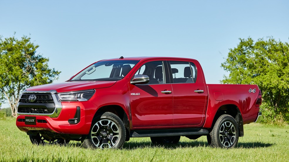 Toyota Hilux SRX está na atual geração desde 2015  — Foto: Divulgação