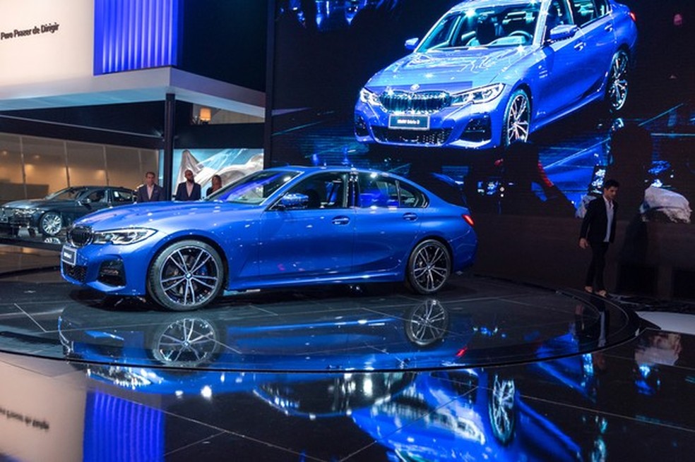 A nova geração do Série 3 foi a principal atração da BMW no evento em 2018 (Foto: Divulgação) — Foto: Auto Esporte