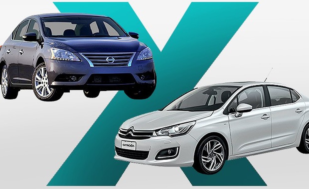 Nissan Sentra ou Citroën C4 Lounge: qual comprar? (Foto: Auto News Brasil) — Foto: Auto Esporte