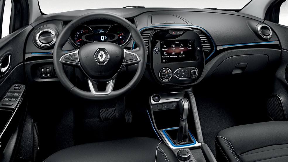 Eis o interior do novo Renault Captur — Foto: Divulgação