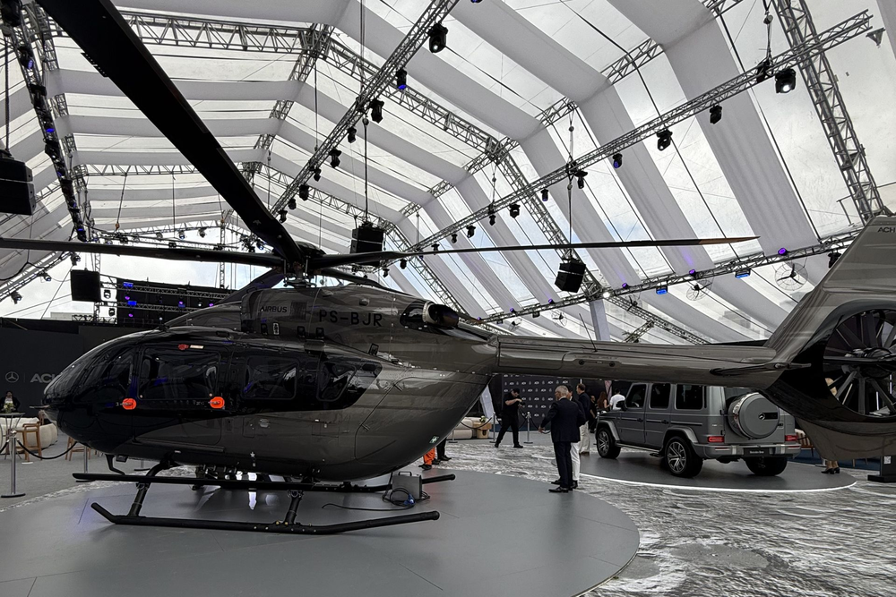 Brasileiro compra 1º helicóptero com cabine Mercedes-Benz de R$ 78 milhões