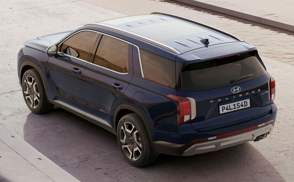 Hyundai Palisade é o maior carro da marca, com 5 metros de comprimento — Foto: Divulgação