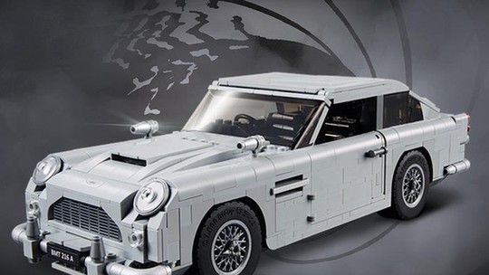 Lego cria Aston Martin DB5, um carro guiado pelo agente James Bond 007