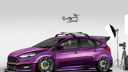 Ford levará Focus com heliponto de drones para o SEMA