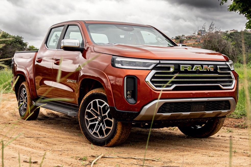 RAM Dakota Laramie 2026  — Foto: Emerson de Oliveira Souza/Auto News Brasil