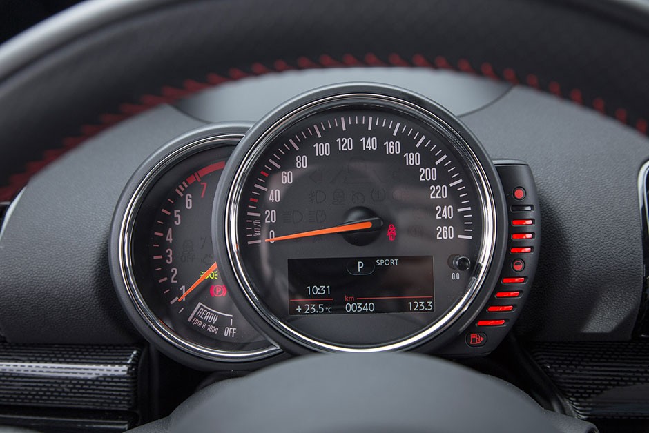 Quadro de instrumentos do Mini Clubman