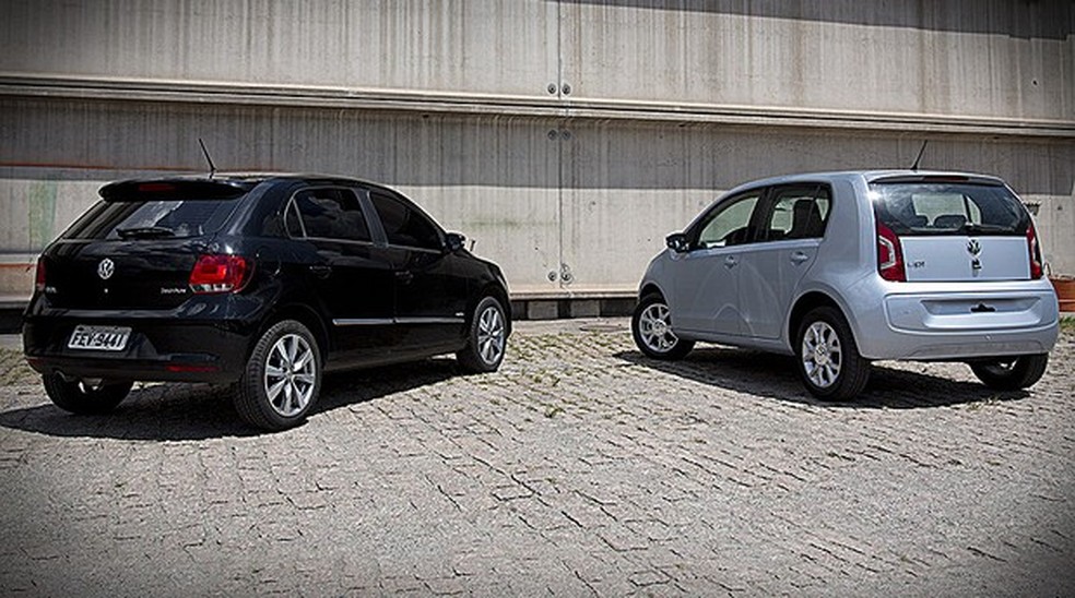 Volkswagen Gol x Volkswagen up! (Foto: Fabio Aro/Auto News Brasil) — Foto: Auto Esporte