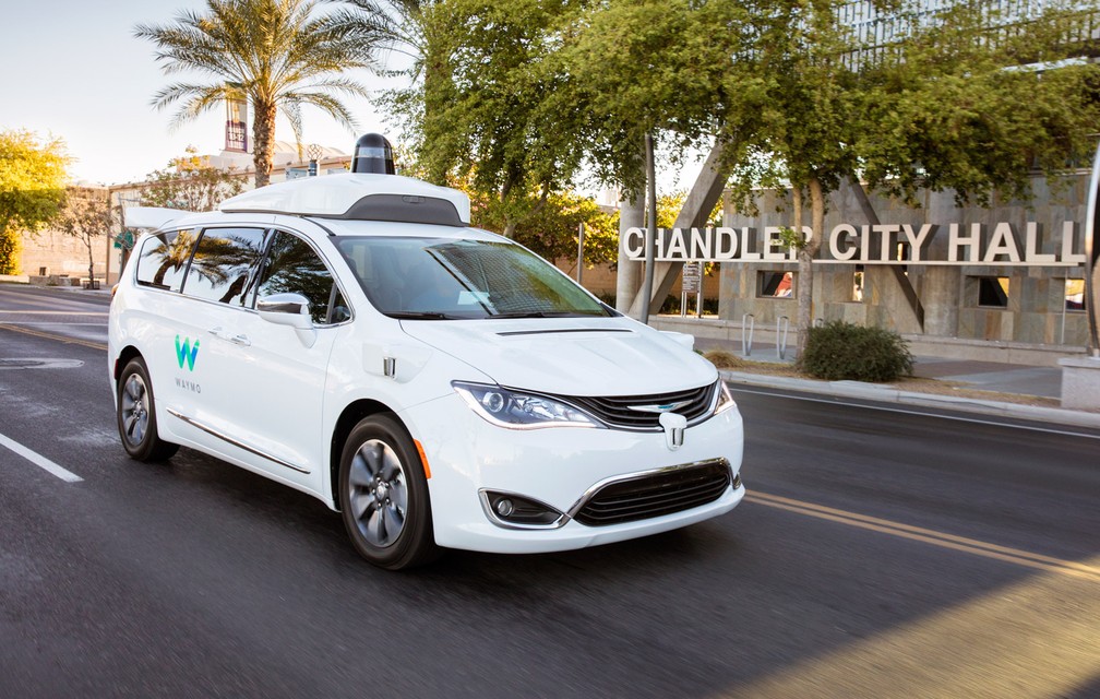 Google testa carro autônomo com clientes reais por meio da Waymo — Foto: Divulgação