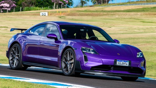Porsche Taycan Turbo GT é o novo carro mais rápido do Brasil