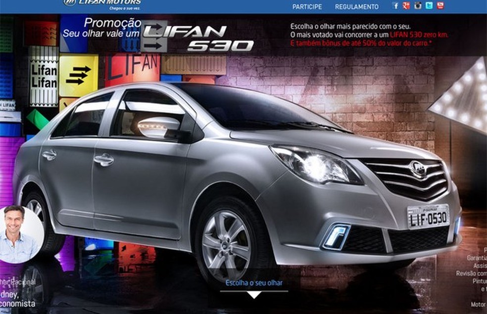 Lifan 530 (Foto: Divulgação) — Foto: Auto Esporte